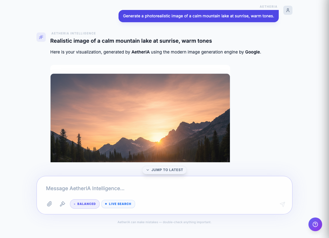 Image generation — Photorealistic images woven inline with your writing.