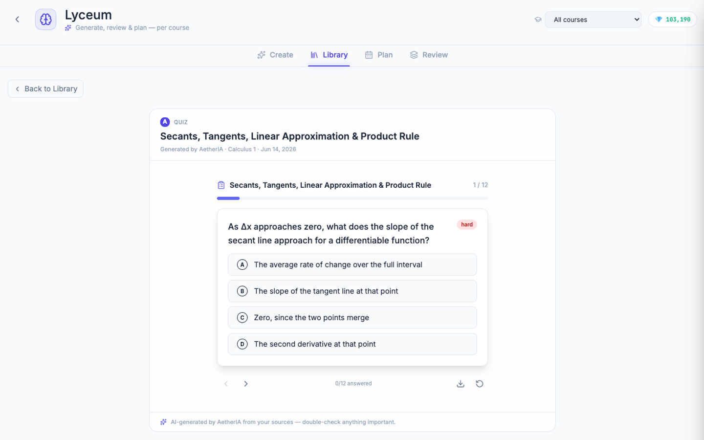 Quizzes with grading — Generate instant quizzes and get them graded.
