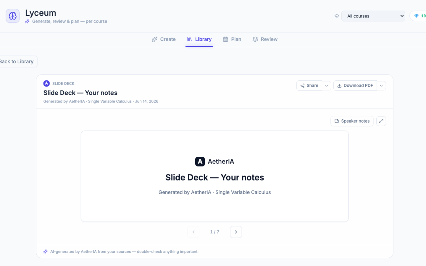 Slide decks — From a prompt to a polished, presenter-ready deck.